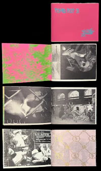 a pink and green book with a pink and green cover